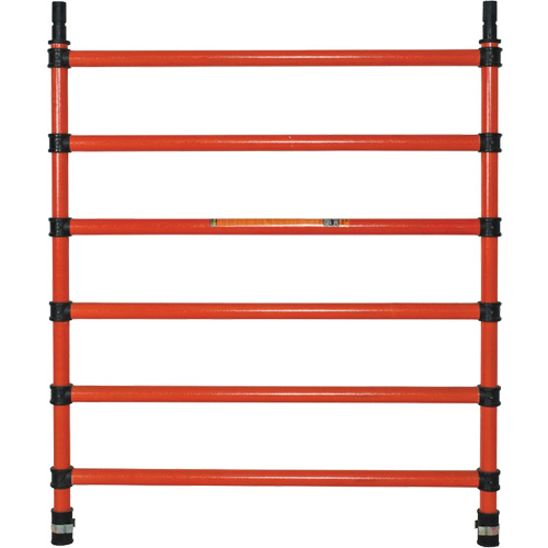 Composants pour &eacute;chafaudages la tour en fibre de verre, Montant d'extr&eacute;mit&eacute;, 47" la x 60" h Moffatt Supply & Specialties