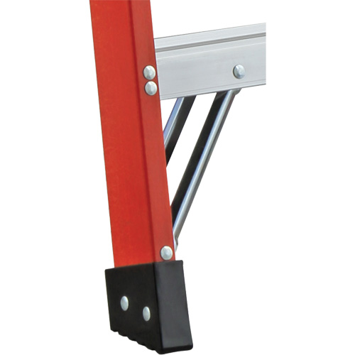 6600 AA Series Industrial Extra Heavy-Duty 2-Way Stepladders, Fibreglass, 375 lbs. Capacity, 4' Moffatt Supply & Specialties