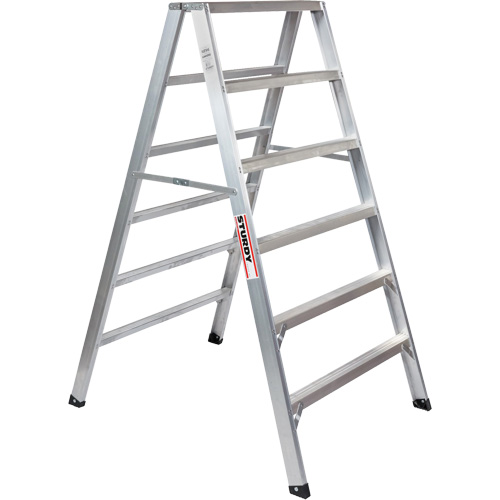 Saw Horse, 6' H x 30" W x 300 lbs. Capacity, Aluminum Moffatt Supply & Specialties