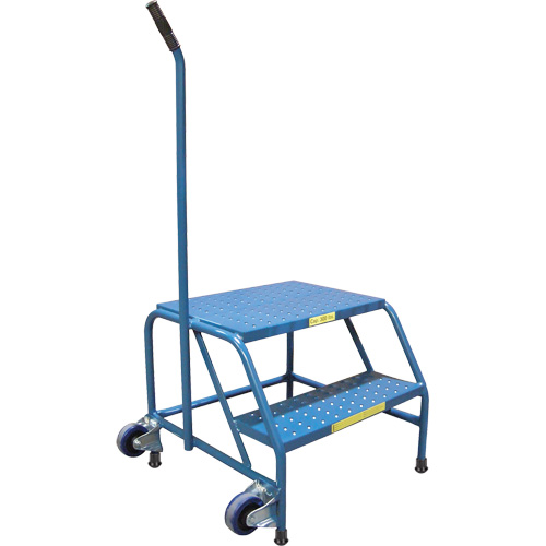 Tilt-N-Roll Step Stands, 2 Step(s), 24" L x 29" W x 19" H, 300 lbs. Capacity Moffatt Supply & Specialties