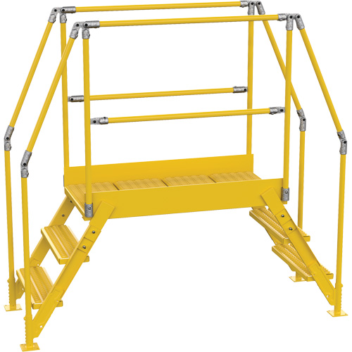 Crossover Ladder, 78-1/2" Overall Span, 30" H x 48" D, 24" Step Width Moffatt Supply & Specialties