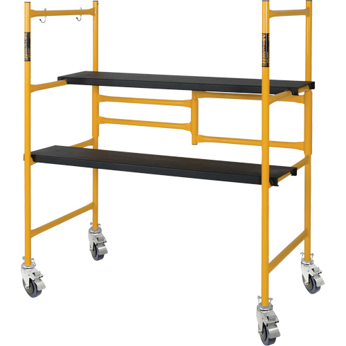 Jobsite Series 4' Basic Mini Scaffold Kit, Steel Frame, 41" D x 45-3/4" H Moffatt Supply & Specialties