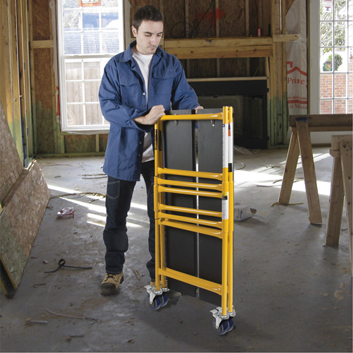 Jobsite Series 4' Basic Mini Scaffold Kit, Steel Frame, 41" D x 45-3/4" H Moffatt Supply & Specialties