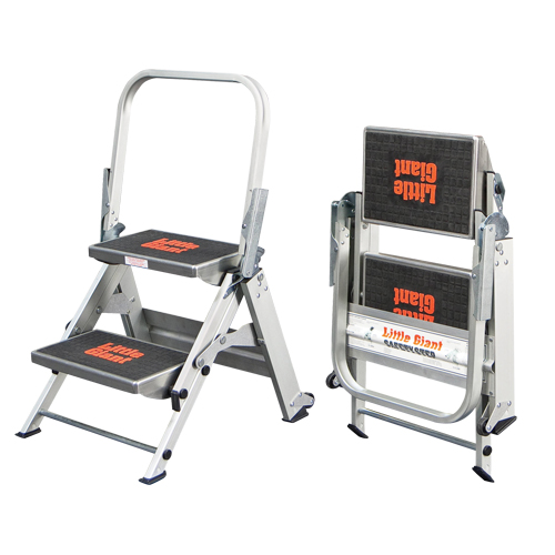 Safety Stepladder, 1.5', Aluminum, 300 lbs. Capacity, Type 1A Moffatt Supply & Specialties