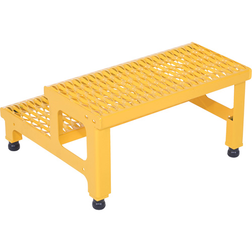 Adjustable Step-Mate Stand, 2 Step(s), 23-13/16" W x 22-7/8" L x 15-1/4" H, 500 lbs. Capacity Moffatt Supply & Specialties