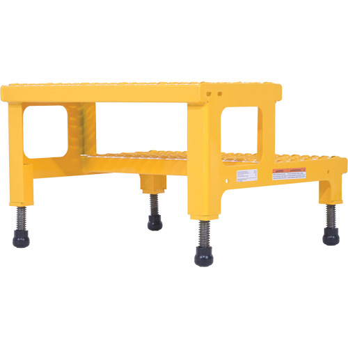Adjustable Step-Mate Stand, 2 Step(s), 23-13/16" W x 22-7/8" L x 15-1/4" H, 500 lbs. Capacity Moffatt Supply & Specialties