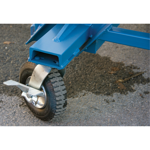 Snow Ladder, Steel, 10 Steps, 99" H, 85-1/2" D, 48" Step, Serrated Moffatt Supply & Specialties