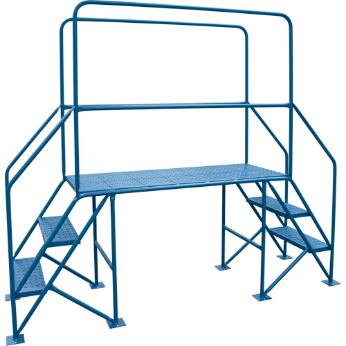 Crossover Ladder, 35-1/2" Overall Span, 31-1/2" H x 22" D, 22" Step Width Moffatt Supply & Specialties
