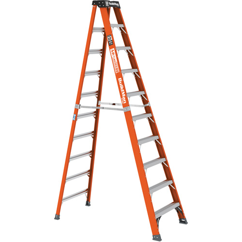 Escabeau, 10', Fibre de verre, Capacit&eacute; 375 lb, Type 1AA Moffatt Supply & Specialties