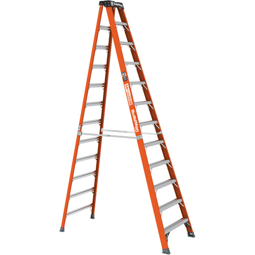 Step Ladder, 12', Fibreglass, 375 lbs. Capacity, Type 1AA Moffatt Supply & Specialties