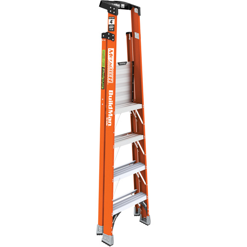 Safespace Platform Step Ladder, 4', 300 lbs. Cap. Moffatt Supply & Specialties