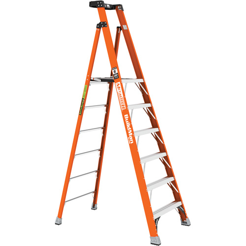 Safespace Platform Step Ladder, 6', 300 lbs. Cap. Moffatt Supply & Specialties