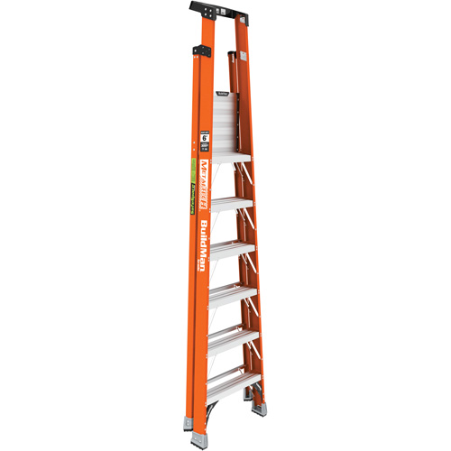 Safespace Platform Step Ladder, 6', 300 lbs. Cap. Moffatt Supply & Specialties