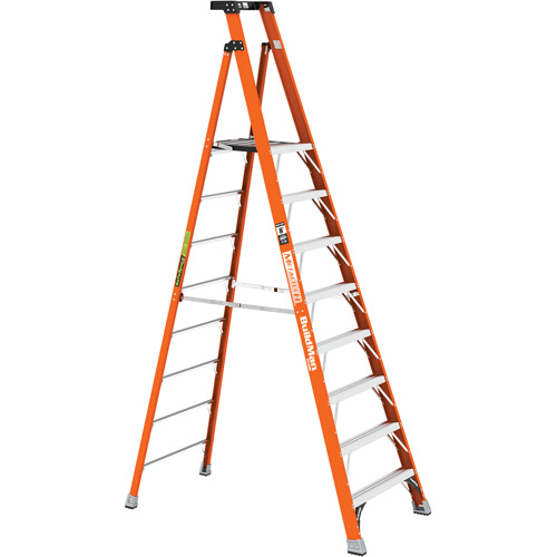 Safespace Platform Step Ladder, 8', 300 lbs. Cap. Moffatt Supply & Specialties