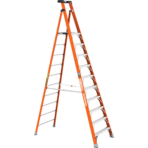 Safespace Platform Step Ladder, 10', 300 lbs. Cap. Moffatt Supply & Specialties