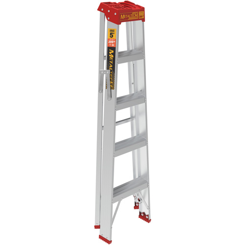 Step Ladder, 5', Aluminum, 200 lbs. Capacity, Type 3 Moffatt Supply & Specialties