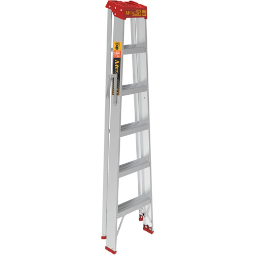 Step Ladder, 6', Aluminum, 200 lbs. Capacity, Type 3 Moffatt Supply & Specialties
