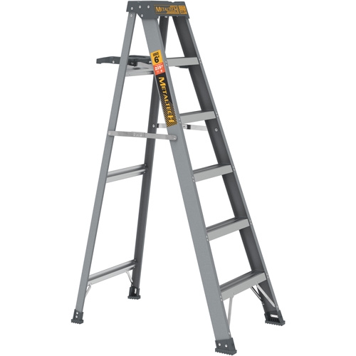 Step Ladder with Paint Tray, 6', Fibreglass, 225 lbs. Capacity, Type 2 Moffatt Supply & Specialties
