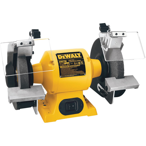 Heavy-Duty Bench Grinder, 8" Wheel Diameter, 3/4 HP, 3600 RPM Moffatt Supply & Specialties