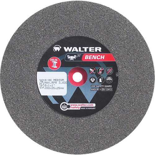 Bench Grinding Wheels, 8" x 1", 1" Arbor, 1 Moffatt Supply & Specialties