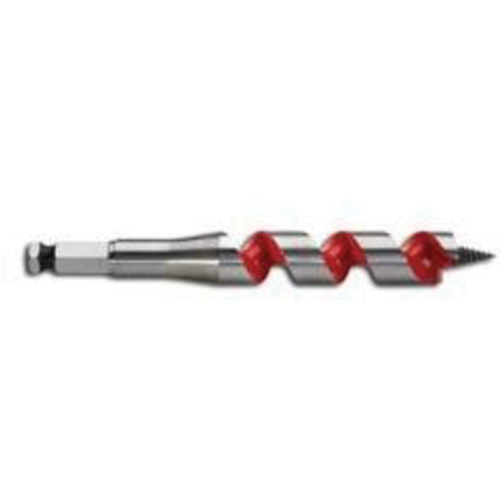 Longue m&egrave;che h&eacute;licoidale pour perceuse, Diam&egrave;tre de 11/16", Cannelure 3", Tige 7/16" hexagonal Moffatt Supply & Specialties