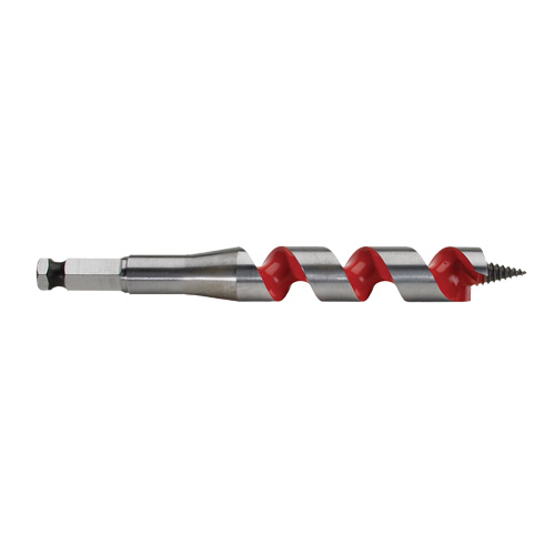 Longue m&egrave;che h&eacute;licoidale pour perceuse, Diam&egrave;tre de 3/4", Cannelure 3", Tige 7/16" hexagonal Moffatt Supply & Specialties