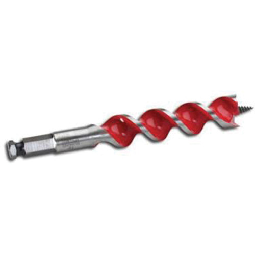 Ship Auger Drill Bit, 7/8" Diameter, 4" Flute, 7/16" Hex Shank Moffatt Supply & Specialties
