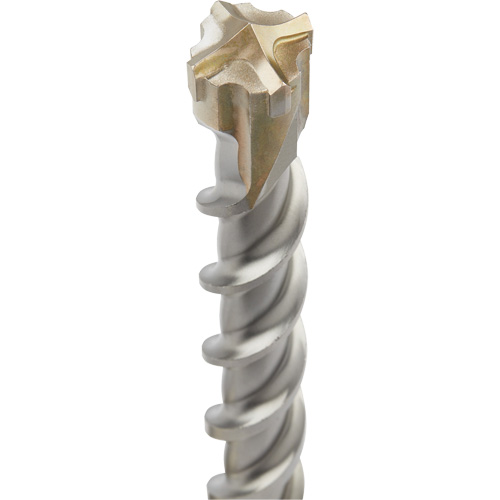 MX4 4-Cutter SDS-Plus Rotary Hammer Drill Bit, 1", SDS-Plus Shank, Carbide Moffatt Supply & Specialties
