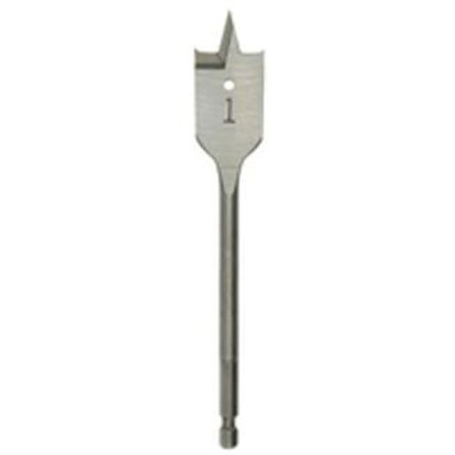 Flat Boring Bit, 7/16" Diameter, 1/4" Hex Shank, 6" Length Moffatt Supply & Specialties
