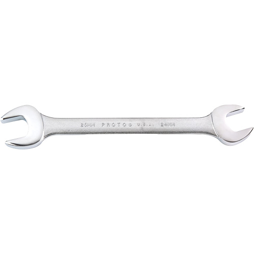 Open-End Wrench, 24 mm x 26 mm, Satin Moffatt Supply & Specialties