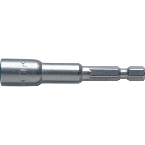 Nut Setter, 5/16" Tip, 1/4" Drive, 2-9/16" L, Non-Magnetic Moffatt Supply & Specialties