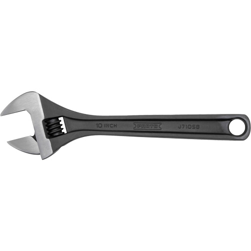 Adjustable Wrench, 10" L, Black Oxide Moffatt Supply & Specialties