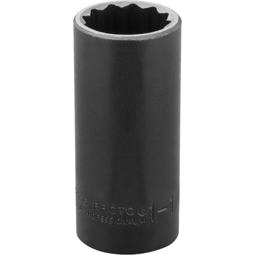 Socket, Impact, 1-1/8", 1/2" Drive, 12 Points, Deep Moffatt Supply & Specialties