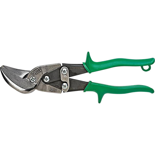 Metalmaster&reg; Offset Snips, 1-1/4" Cut Length, Straight/Right Cut Moffatt Supply & Specialties
