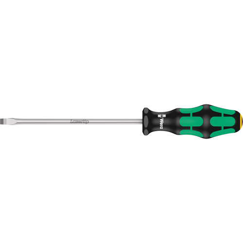 Tapered Slotted Screwdriver, 6.5 mm Tip, Round, 10-1/16" L, Plastic Handle Moffatt Supply & Specialties