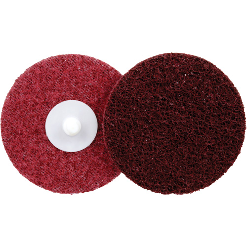 Disque de conditionnement de surface &agrave; remplacement rapide Standard Abrasives, 3" dia., Grain Moyen, Oxyde d'aluminium Moffatt Supply & Specialties