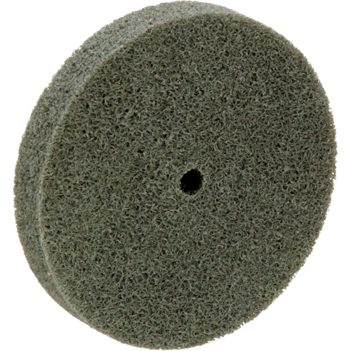 Standard Abrasives 500 Series Soft Density Unitized Wheels, 3" x 1/2", 1/4" Arbor, Medium Grit, Aluminum Oxide Moffatt Supply & Specialties