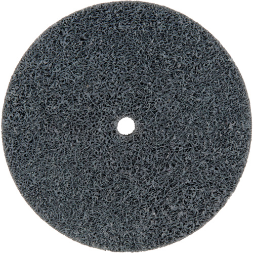 Meule homog&egrave;ne &agrave; faible densit&eacute; de s&eacute;rie 500 Standard Abrasives, 3" x 1/2", Arbre de 1/4", Grain de Fin, Carbure de silicium Moffatt Supply & Specialties