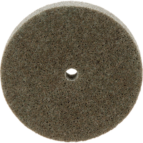 Standard Abrasives Unitized Wheel, 3" x 1/2", 1/4" Arbor, Medium Grit, Aluminum Oxide Moffatt Supply & Specialties