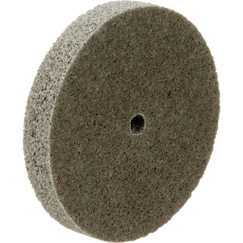 Standard Abrasives Unitized Wheel, 3" x 1/2", 1/4" Arbor, Medium Grit, Aluminum Oxide Moffatt Supply & Specialties