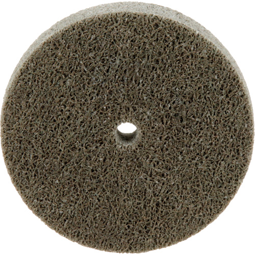 Standard Abrasives Unitized Wheel, 3" x 1/2", 1/4" Arbor, Medium Grit, Aluminum Oxide Moffatt Supply & Specialties