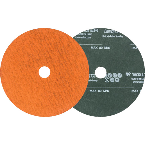 Disques en fibre - Coolcut XX, C&eacute;ramique, 36, 5" Dia x 7/8" Arbre Moffatt Supply & Specialties