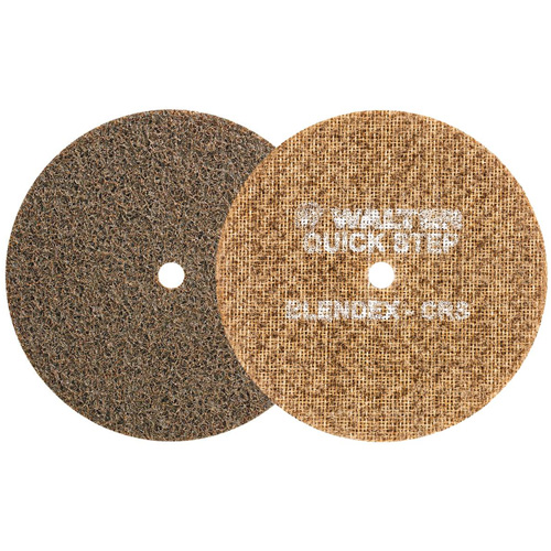 Disque de pr&eacute;paration de surface QUICK-STEP BLENDEX, 5" dia., Grain Cors&eacute;, Oxyde d'aluminium Moffatt Supply & Specialties
