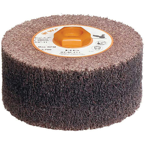 Tambour Blendex &agrave; haute densit&eacute;, 4-1/2" dia. x 2" la, 5/8"-11 Arbre, Grain HD Moffatt Supply & Specialties