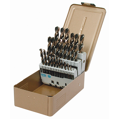 Jobber Length Drill Set, 15 Pieces, High Speed Steel Moffatt Supply & Specialties