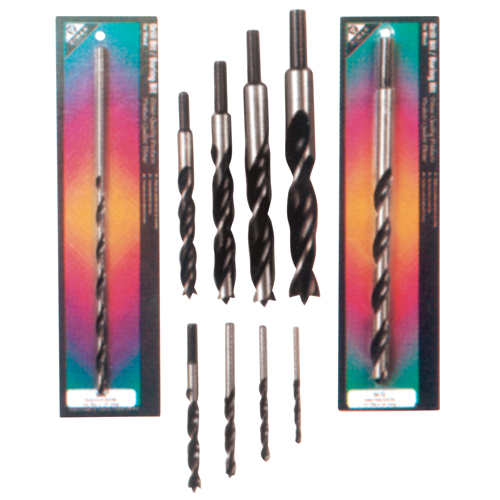 Brad Point, Wood Drills, 1", 8-5/8" Length, 1/2" Shank Moffatt Supply & Specialties