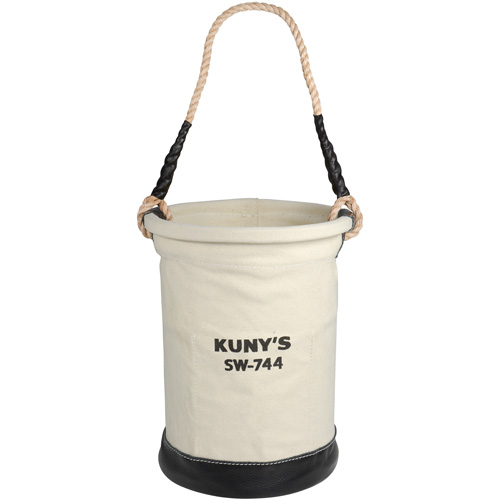 Heavy-Duty Buckets, 11" L x 11" W x 16" H, Canvas, Beige Moffatt Supply & Specialties