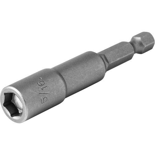 Nut Driver, 5/16" Tip, 1/4" Drive, 2-9/16" L, Magnetic Moffatt Supply & Specialties