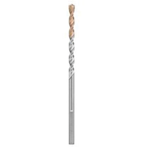 4-Flute Hammer Drill Bit, 1/4", 3-Flat Shank, Carbide Moffatt Supply & Specialties