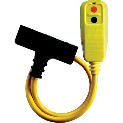 Cordons &agrave; trois prises avec disjoncteur de fuite &agrave; la terre, 120 V, 15 A, Cordon de 2' Moffatt Supply & Specialties